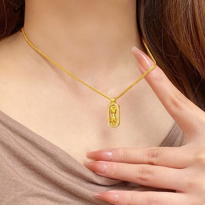 Photography Yellow - Женское ожерелье с подвеской Ваджра из
