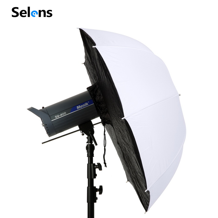 Photography Umbrella Diffuser - Selens 101 см/40 дюймов, съемный зонт,