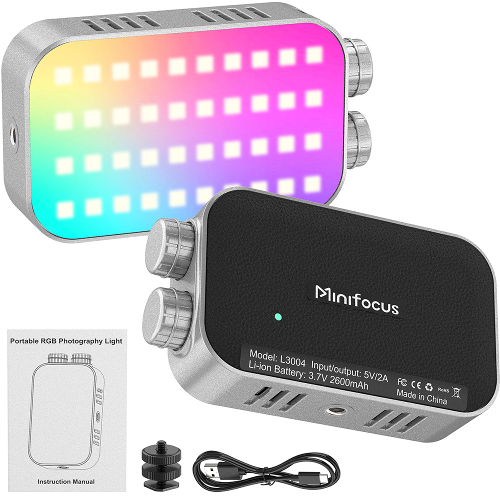 Video Led Light Panel - Портативная светодиодная RGB-лампа Pocket Tofu для