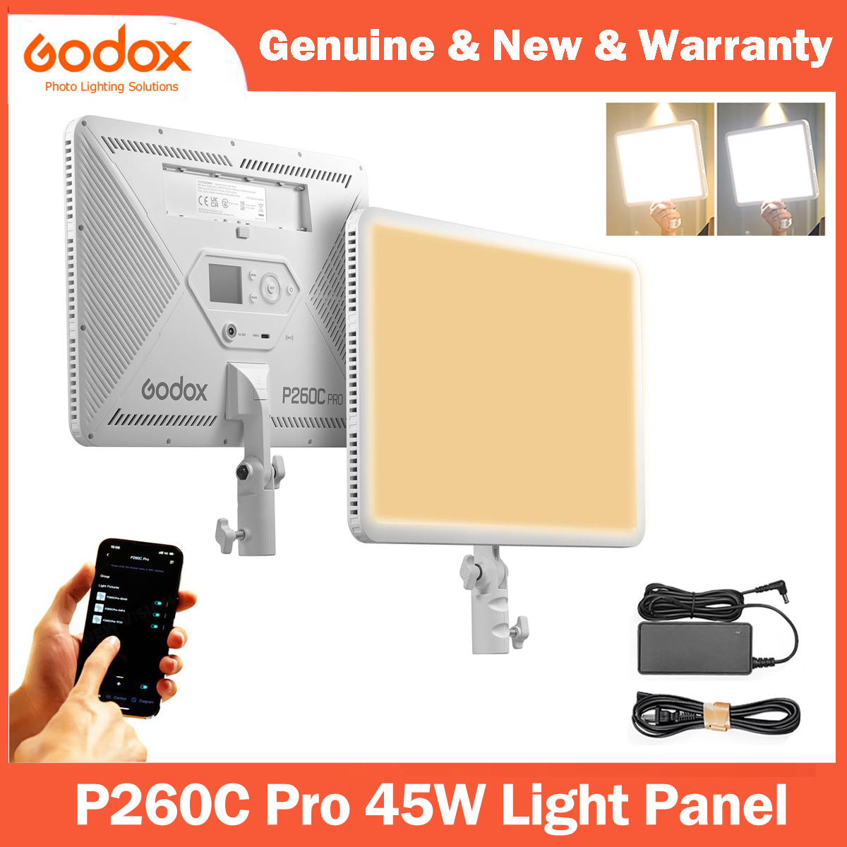 Video Led Light Panel - Godox P260C Pro Светодиодная панель для