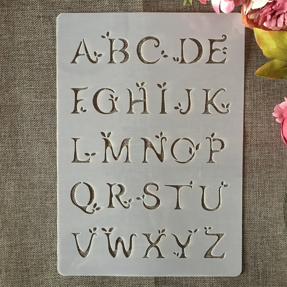 Photography Font - A4 29 см алфавит, английские буквы,