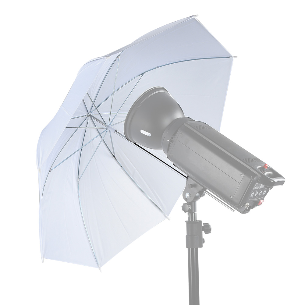 Photography Umbrella Diffuser - 33-дюймовый полупрозрачный белый мягкий зонт для
