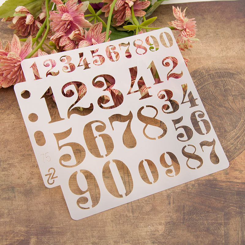 Photography Font - DIY ремесло алфавит буквы трафареты шаблон