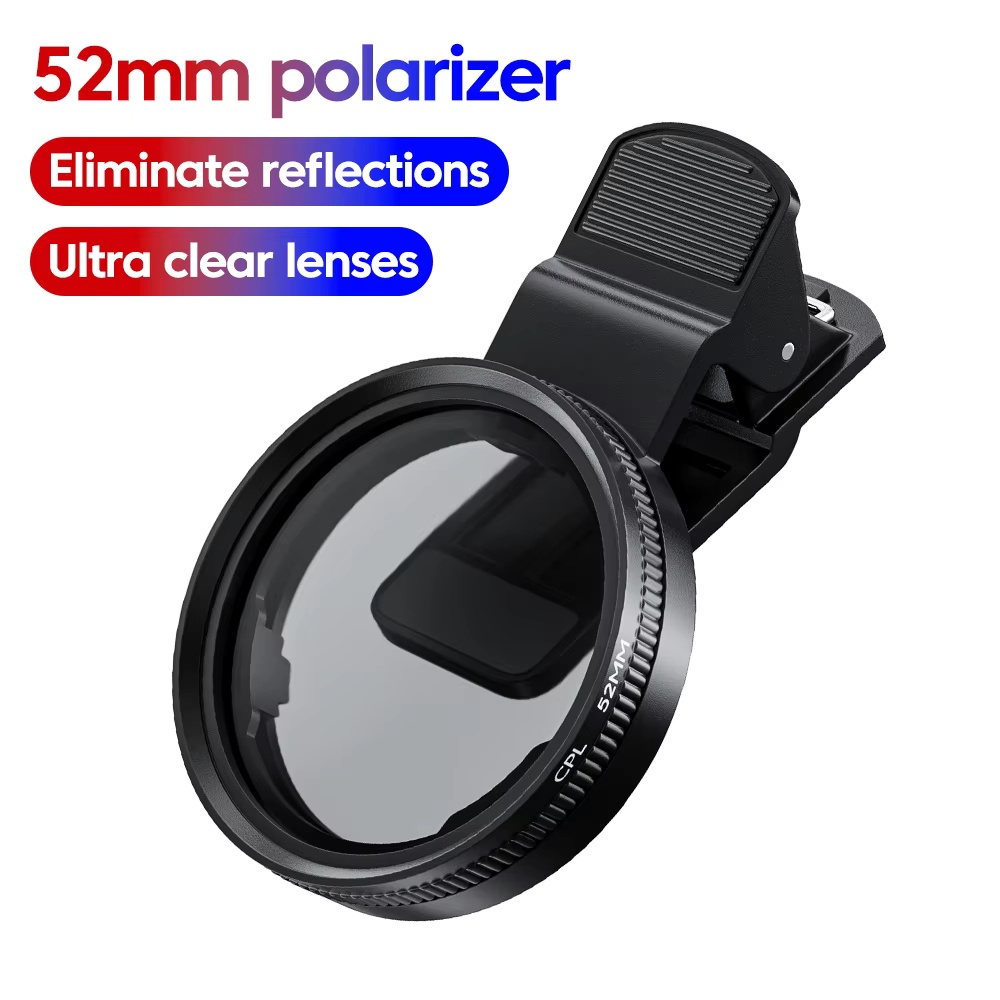 Photography Xiaomi - Универсальный портативный поляризационный фильтр CPL/UV 52
