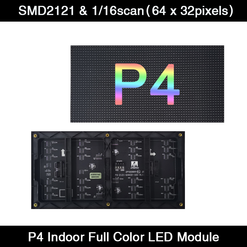 Video Led Light Panel - AiminRui Высокое разрешение P4 Крытый 1/16