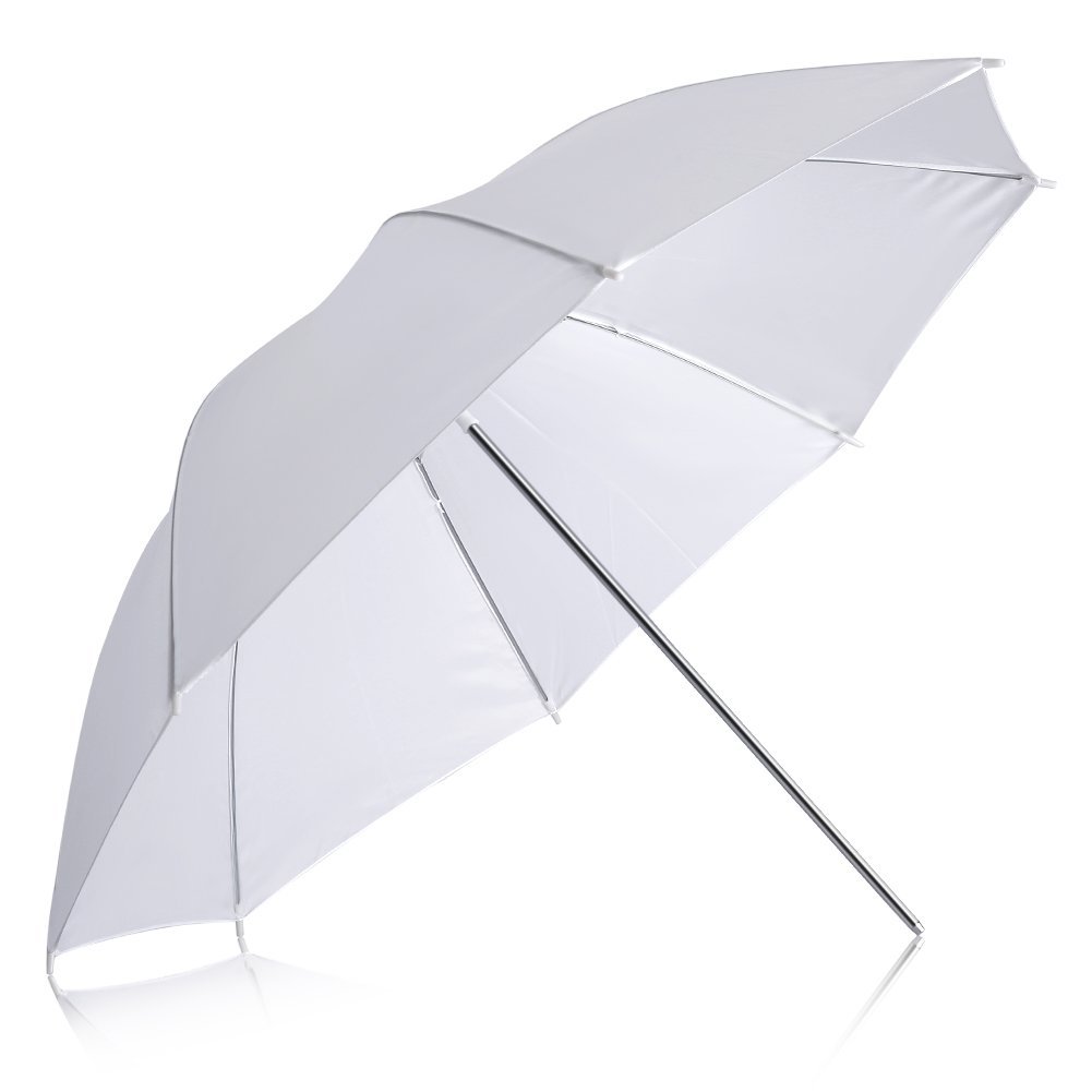 Портативный 20-дюймовый белый  – обзор и цена Photography Umbrella Diffuser