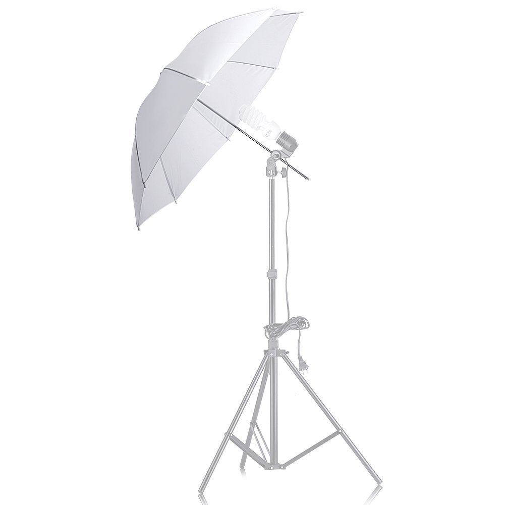 Портативный 20-дюймовый белый  – обзор и цена Photography Umbrella Diffuser
