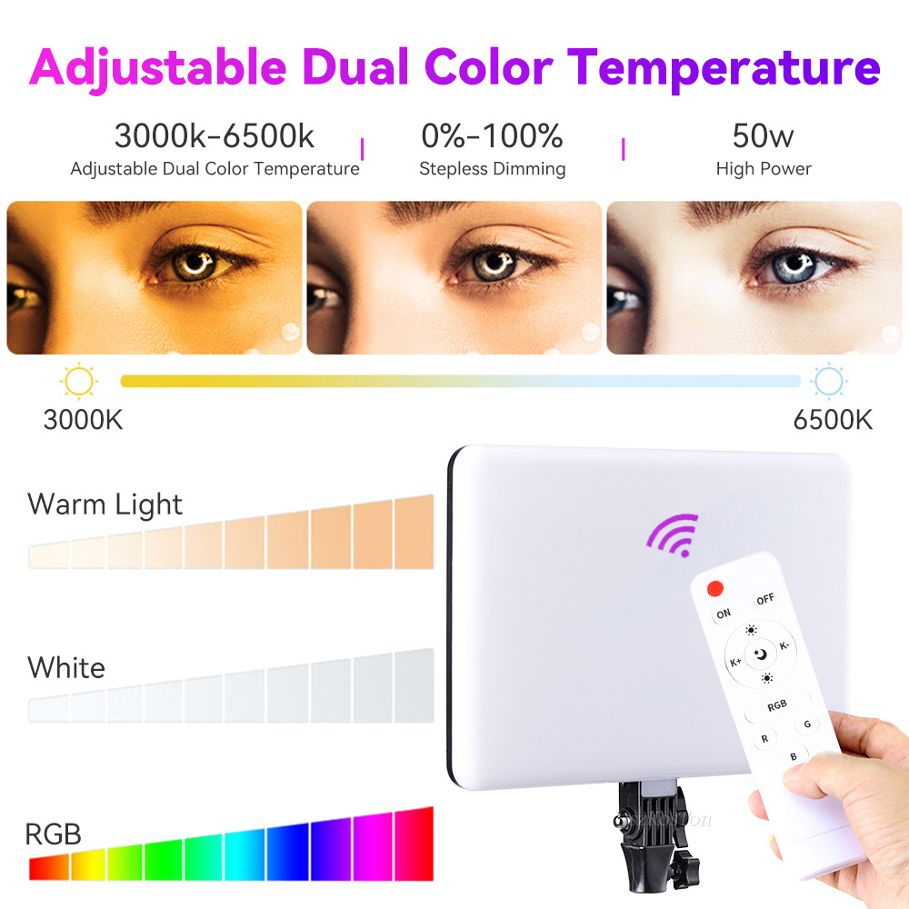 RGB 14 дюймов светодиодный све – обзор и цена Video Led Light Panel