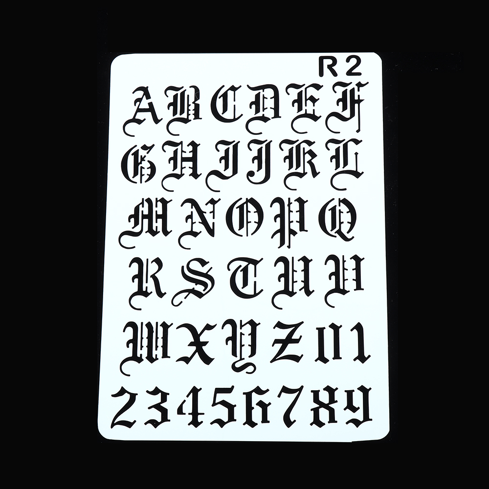 Трафареты для украшения стен,  – обзор и цена Photography Font