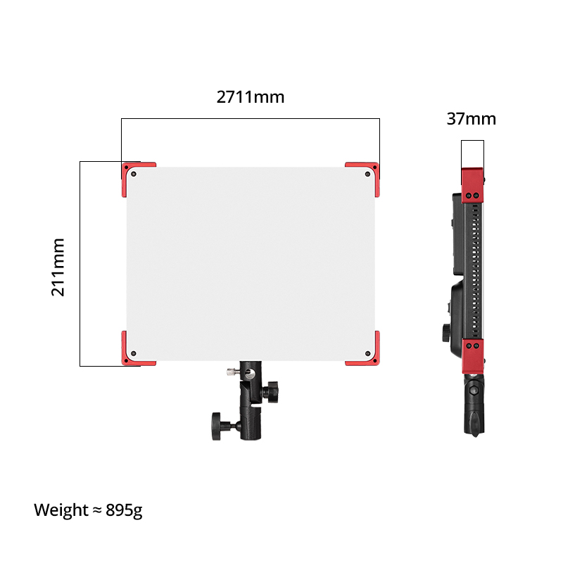 AMBITFUL LEDP60C Ультратонкая  – обзор и цена Video Led Light Panel