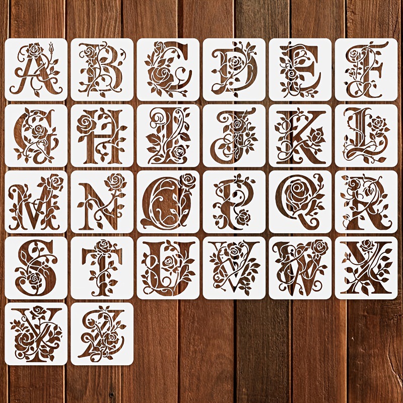 Набор многоразовых трафаретов  – обзор и цена Photography Font
