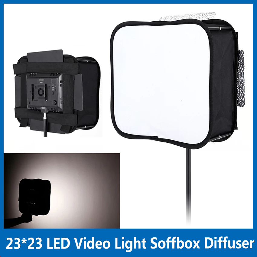 Софтбокс-диффузор 23*23 для св – обзор и цена Video Led Light Panel