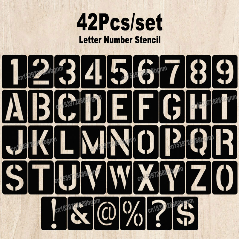 42 шт. набор многоразовых плас – обзор и цена Photography Font