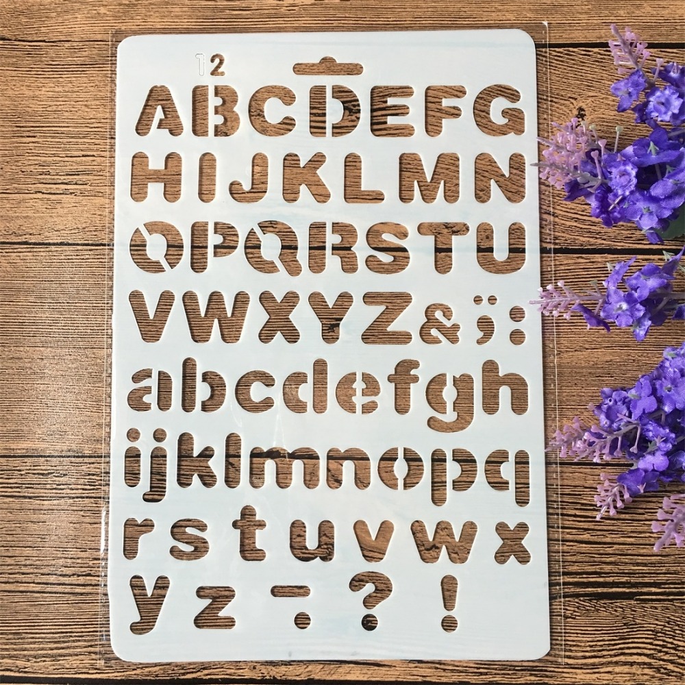4 шт./компл. 26 см алфавитные  – обзор и цена Photography Font