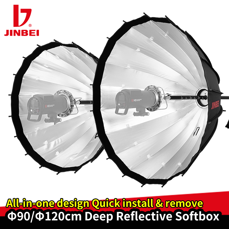 Софтбокс JINBEI 120 см, глубок – обзор и цена Photography Umbrella Diffuser