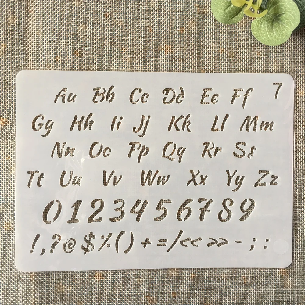 18 см алфавит английские буквы – обзор и цена Photography Font