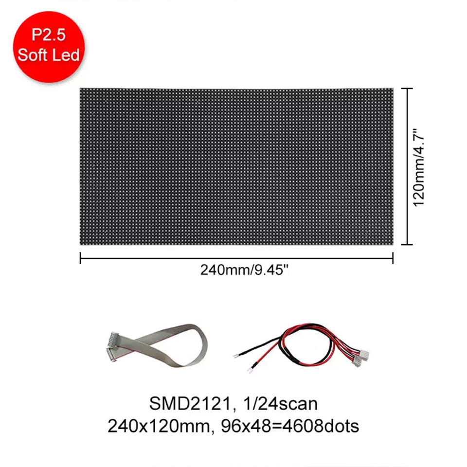 Светодиодный полноцветный гибк – обзор и цена Pixel Art Led Panel