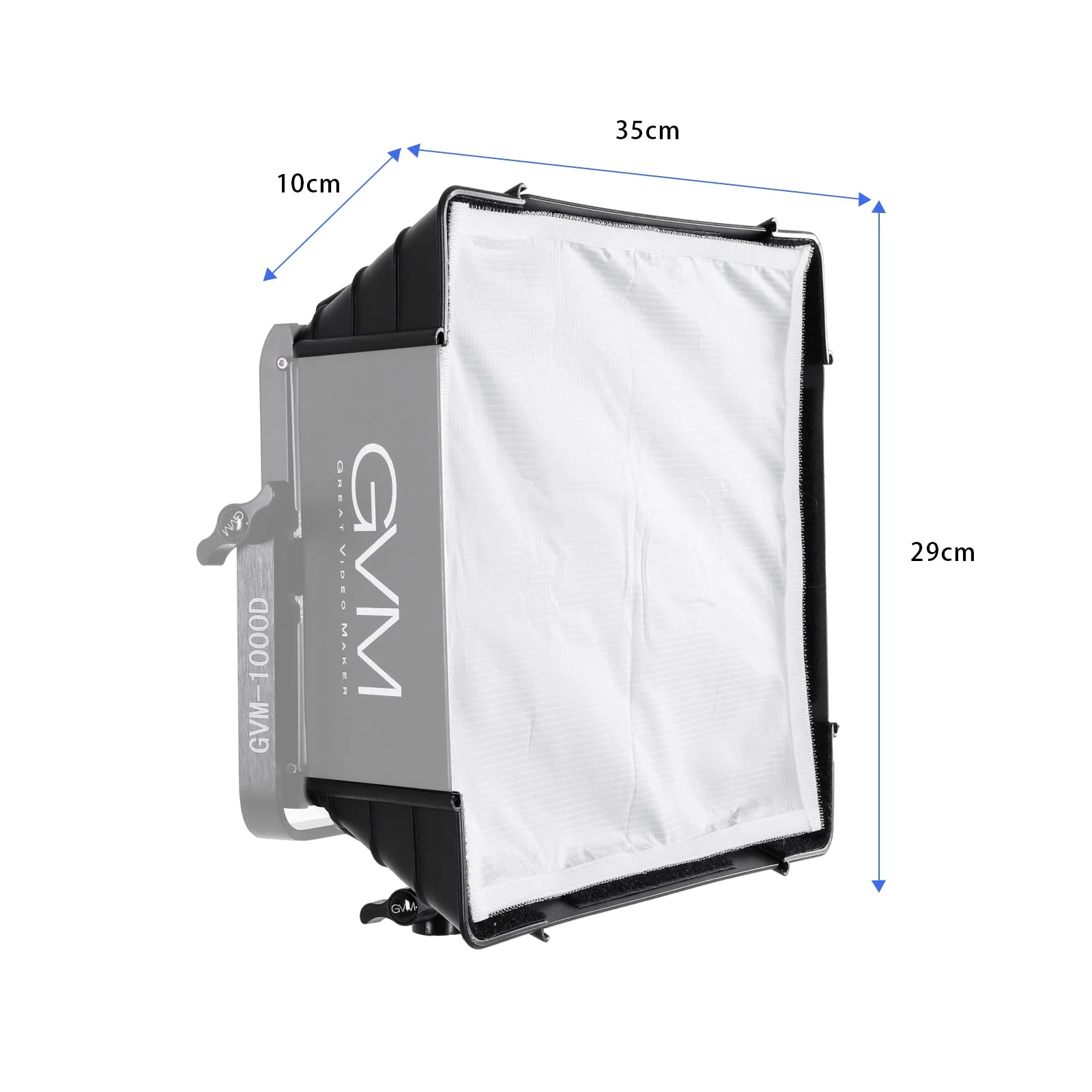 Диффузор GVM Softbox для свето – обзор и цена Video Led Light Panel
