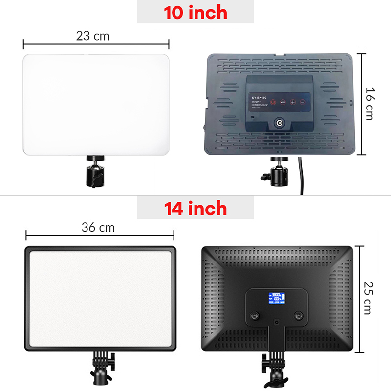 14-дюймовая 10-дюймовая светод – обзор и цена Video Led Light Panel