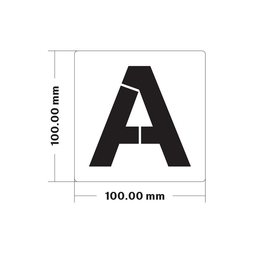 Набор больших трафаретов с бук – обзор и цена Photography Font