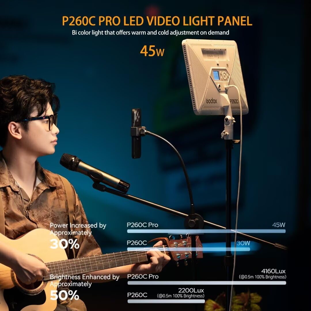 Godox P260C Pro Светодиодная п – обзор и цена Video Led Light Panel