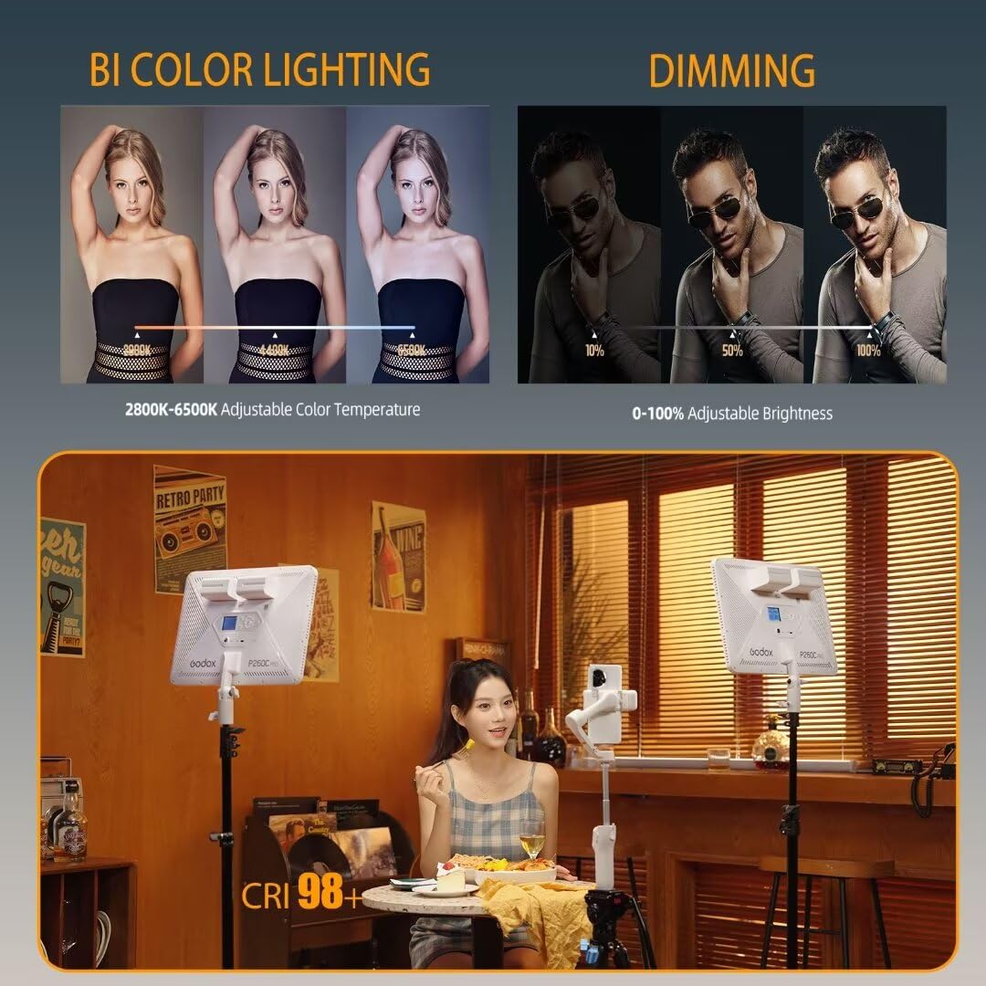 Godox P260C Pro Светодиодная п – обзор и цена Video Led Light Panel
