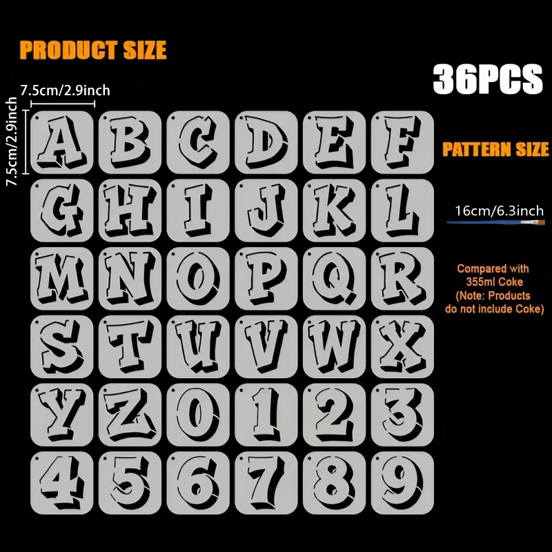 36 шт., 2,95-дюймовый набор тр – обзор и цена Photography Font