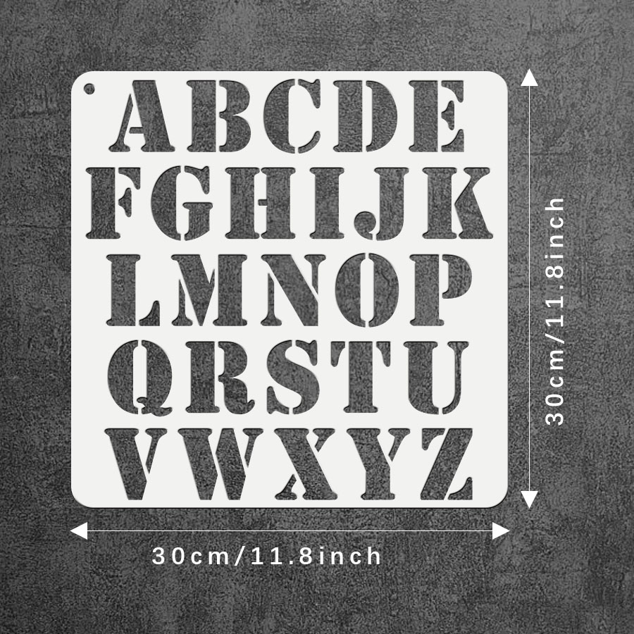 1 шт., 11,8 дюйма, трафарет с  – обзор и цена Photography Font