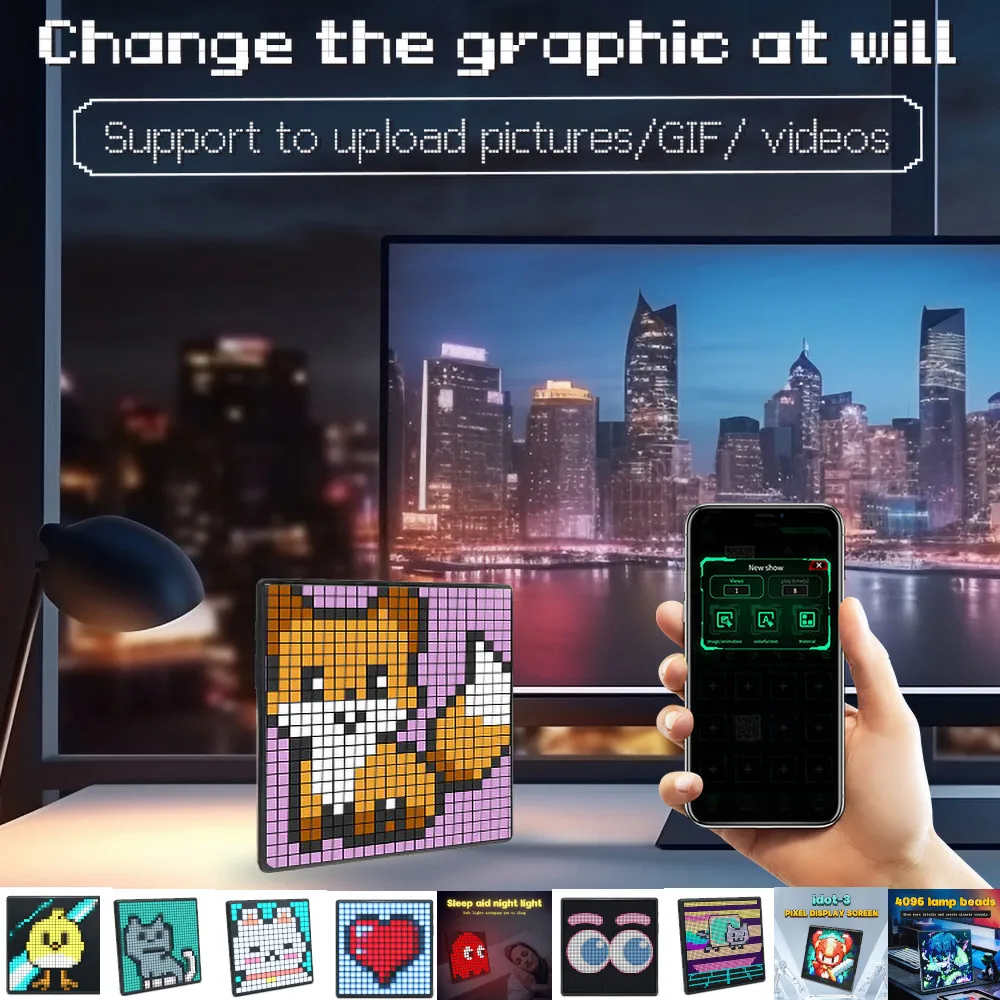 НОВЫЙ 64x64 светодиодный пиксе – обзор и цена Pixel Art Led Panel